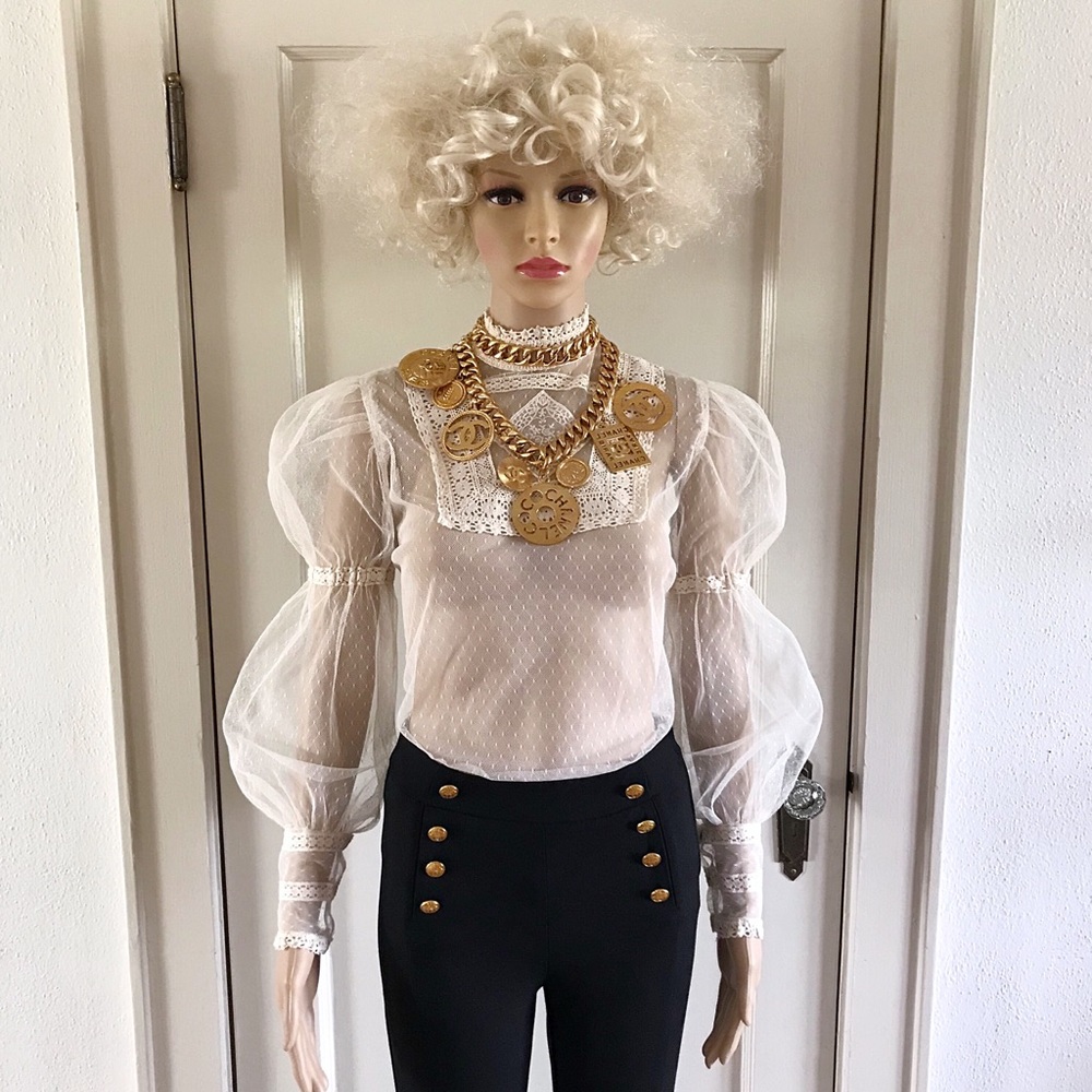 CHANEL - Rare Huge Vintage Gold CC Charms Necklace - Picture 2 of 8